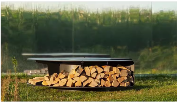 Outdoor Patio Wood-Burning Fireplace - Imagen 8