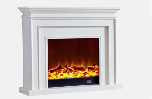 Model 1902 Luxury Electric Fireplace with Wood Frame for Household Use - Imagen 2