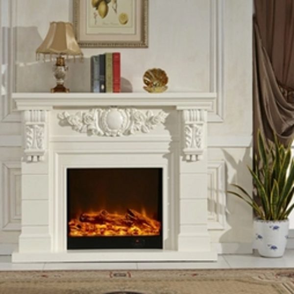 Model 8070 Luxury Electric Fireplace with Wood Frame for Household Use - Imagen 8