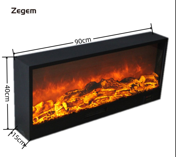 built-in electric fireplace ZG-900 heat