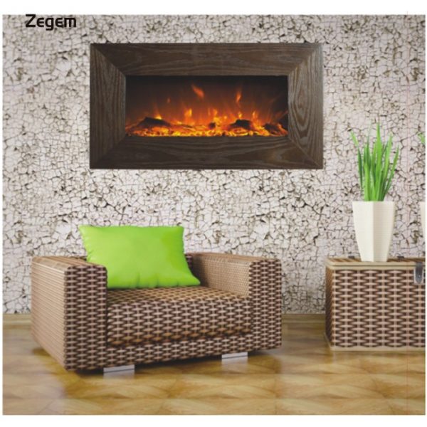 Wall-mounted electric fireplace G-84