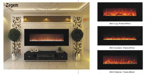 Wall-mounted electric fireplace G-01-2 — изображение 2