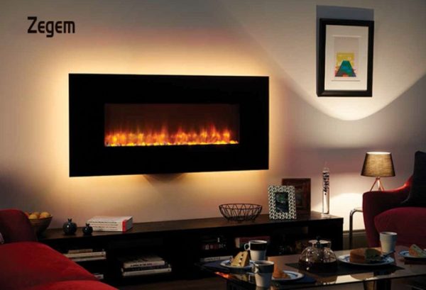 Wall-mounted electric fireplace G-01-2