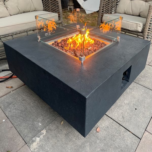 Natural gas or LGP Fire Pit Patio Heater Concrete Fire pit Outside Outdoor fireplace - Imagen 3