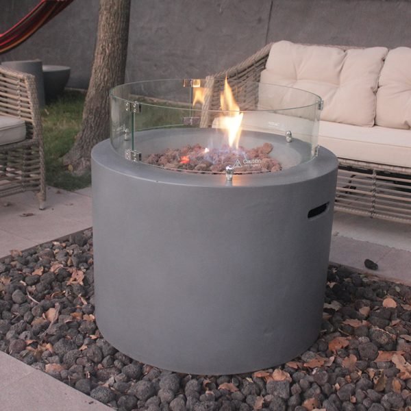 Natural gas or LGP Fire Pit Patio Heater Concrete Fire pit Outside Outdoor fireplace - Imagen 4