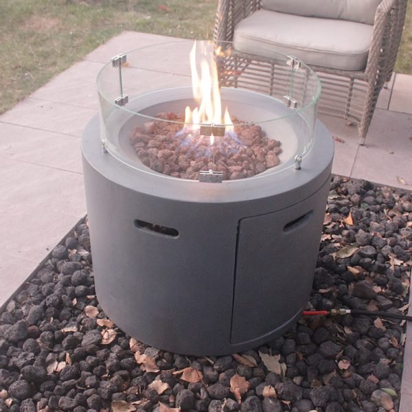 Natural gas or LGP Fire Pit Patio Heater Concrete Fire pit Outside Outdoor fireplace