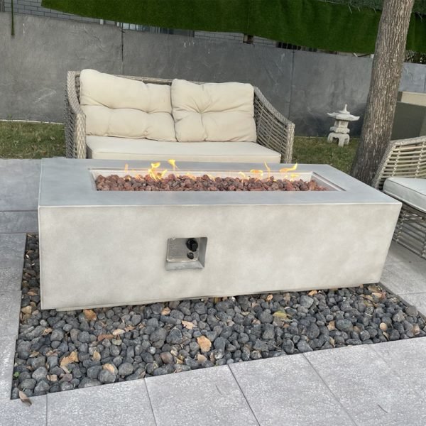 Natural gas or LGP Fire Pit Patio Heater Concrete Fire pit Outside Outdoor fireplace