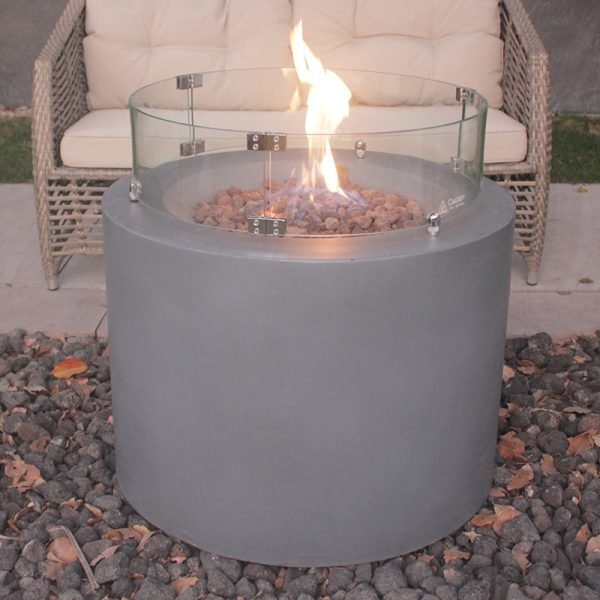 Natural gas or LGP Fire Pit Patio Heater Concrete Fire pit Outside Outdoor fireplace - Imagen 2