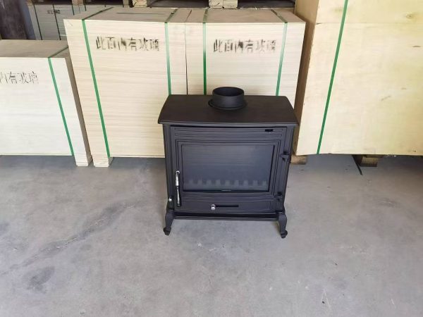 Freestanding Cast iron wood stove fireplace - Imagen 4